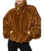 AFRM Kyoto Funnel Neck Long Sleeve Bubble Hem Bomber Jacket - Image 1