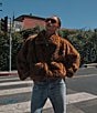AFRM Kyoto Funnel Neck Long Sleeve Bubble Hem Bomber Jacket - Image 5