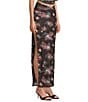 AFRM Laconia Snake Floral Printed Mesh Coordinating Maxi Skirt - Image 3