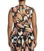 AFRM Nina Butterfly Printed Crew Neck Short Sleeve Coordinating Mesh Tee - Image 2