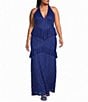 AFRM Plus Size Athens Silken Lace V-Neck Sleeveless Maxi Dress - Image 1