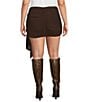 AFRM Plus Size Carmichael Rushed Side Tie Mesh Mini Skirt - Image 2