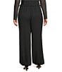 AFRM Plus Size Lyerly Rhinestone Chiffon Balloon Pant, Color:Noir - Image 2