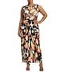AFRM Plus Size Nina Butterfly Printed Crew Neck Cap Sleeve Coordinating Mesh Tee - Image 4