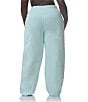 AFRM Plus Size Ryan Coordinating Fleece Barrel Leg Sweatpants, Color:Icy Morn - Image 2