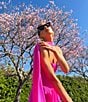 AFRM Rori Solid Sleeveless Scarf Strapless Maxi Dress - Image 6