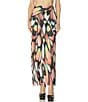 AFRM Sera Butterfly Printed Mesh Ankle Length Coordinating Skirt - Image 1