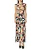 AFRM Sera Butterfly Printed Mesh Ankle Length Coordinating Skirt - Image 4