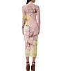 AFRM Shailene Floral Print Turtleneck Long Sleeve Midi Dress, Color:Coral Bloom - Image 2