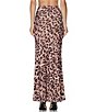 AFRM Teagan Leopard Printed Mesh Coordinating Mermaid Maxi Skirt - Image 2