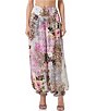 AFRM Vesper Animal and Floral Printed Versatile Scarf Top and Coordinating Balloon Pant Set - Image 3