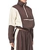 AFRM Virgo Half Zip Mock Neck Long Sleeve Coordinating Pullover - Image 1
