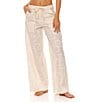 Agua Bendita Caroline Elastic Waist Wide Leg Pull-On Pants, Color:Multi - Image 1