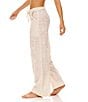 Agua Bendita Caroline Elastic Waist Wide Leg Pull-On Pants, Color:Multi - Image 3