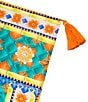 Color:Multi - Image 4 - Marine Tile Placement Print Sarong Swim Cover-Up Sarong