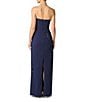 Aidan Mattox Beaded Crepe Strapless Column Gown - Image 2