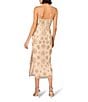 Aidan Mattox Beaded Sleeveless Midi Sheath Dress, Color:Champagne - Image 2