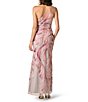 Aidan Mattox Mesh One Shoulder Sleeveless Long Dress - Image 2