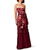 Aidan Mattox Strapless 3D Embroidered Gown - Image 1