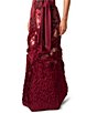 Aidan Mattox Strapless 3D Embroidered Gown - Image 4