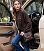 AIMEE All For Love Fringe Mini Plaid Crossbody Bag - Image 5