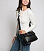 AIMEE Bali Double Entry Crossbody Bag, Color:Black - Image 4