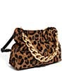 AIMEE Chain Leopard Print Shoulder Bag, Color:WILDCAT HAIRCALF - Image 3