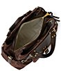 AIMEE Dash Suede Leather Buckle Satchel Bag - Image 3