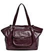 AIMEE Downtown Crinkle Leather Tote Bag - Image 1