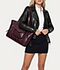 AIMEE Downtown Crinkle Leather Tote Bag - Image 4