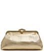 AIMEE Full Circle Frame Crinkle Leather Clutch Bag - Image 2