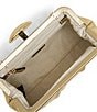 AIMEE Full Circle Frame Crinkle Leather Clutch Bag - Image 3