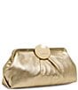 AIMEE Full Circle Frame Crinkle Leather Clutch Bag - Image 4