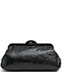AIMEE Full Circle Frame Crinkle Leather Clutch Bag - Image 2