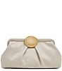 AIMEE Full Circle Frame Crinkle Leather Clutch Bag - Image 1