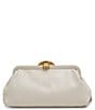 AIMEE Full Circle Frame Crinkle Leather Clutch Bag - Image 2