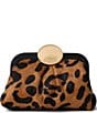 AIMEE Full Circle Mini Leopard Frame Crossbody Bag - Image 1