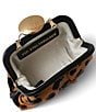 AIMEE Full Circle Mini Leopard Frame Crossbody Bag - Image 3