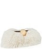 AIMEE Full Circle Natural Shearling Novelty Clutch - Image 4