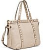 AIMEE Jagger Studded Leather Crossbody Tote Bag - Image 4
