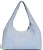 Color:Breeze Blue Nubuck - Image 2 - Aura A-line Shoulder Bag