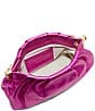 AIMEE Chill Out Leather Frame Clutch, Color:Metallic Powder Pink - Image 3