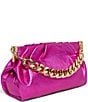 AIMEE Chill Out Leather Frame Clutch, Color:Metallic Powder Pink - Image 4