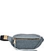 Color:Denim Leather - Image 1 - Milan Denim Bum Belt Bag