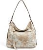 Aimee Kestenberg Night Is Young Tie-Dye Leather Hobo Bag, Color:Oat Tie Dye - Image 1