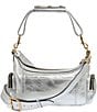 Aimee Kestenberg Away We Go Metallic Convertible Shoulder Bag, Color:Silver Pebble - Image 2