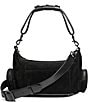 Aimee Kestenberg Away We Go Suede Convertible Crossbody Shoulder Bag, Color:Black Suede - Image 2