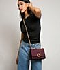 AIMEE Unity Small Chain Strap Convertible Shoulder Bag, Color:Cherry - Image 5
