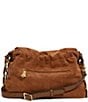 AIMEE Lennon Chain Charm Suede Shoulder Bag, Color:Chestnut Suede - Image 2