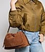 AIMEE Lennon Chain Charm Suede Shoulder Bag, Color:Chestnut Suede - Image 4